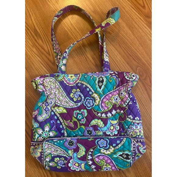 Vera Bradley Bags Vera Bradley Large Quilted Tote Bag Purple